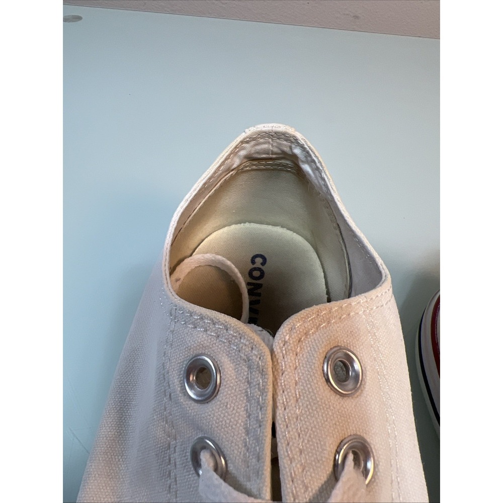 Converse Chuck Taylor Men's 12 White Low Top Canvas Sneakers Classic - Picture 10 of 10